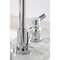 Kingston Brass FSC8931DKL Kaiser Widespread Bathroom Faucet W/ Brass Pop-Up, Chrome FSC8931DKL - alternate 3
